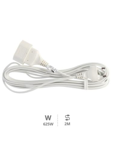 PROLONGADOR ELECTRICO 2x0.75mm 3m BLANCO