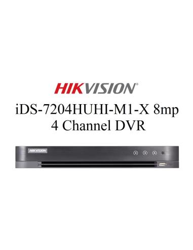 DVR 5en1 4ch + 8 IP 4MP ACUSENSE iDS-7204HUHI-M1/X
