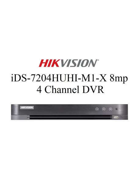 5in1 DVR 4ch + 8 IP 4MP ACUSENSE iDS-7204HUHI-M1/X