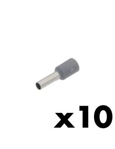 PUNTERA AISLADA PARA CABLE DE 2,5mm² [AWG 14] 10u