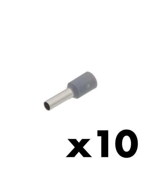 PUNTERA AISLADA PARA CABLE DE 2,5mm² [AWG 14] 10u