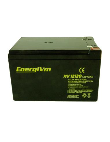 BATERIA DE CHUMBO 12V 12A 151x98x95mm 3,9Kg
