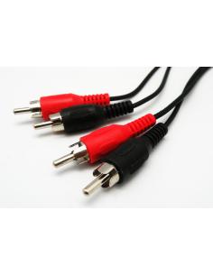 CONEXION 2 x RCA MACHO - 2 x RCA MACHO 1,5m
