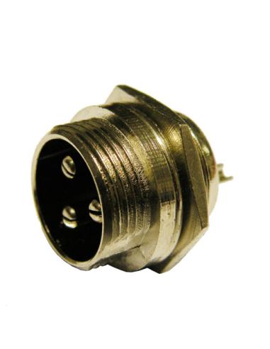 MICRO MALE CONNECTOR 3P CHASSIS