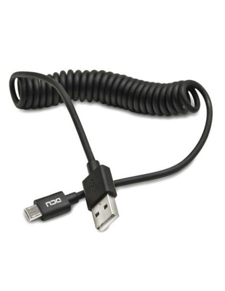 USB-A LIGAÇÃO MASCULINA - USB-C MACHO ENCARACOLADO 1,5m