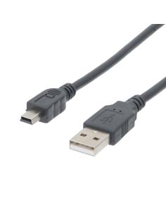 CONNEXION USB-A MASCLE - MINI USB-B MASCLE 5P 1,8m