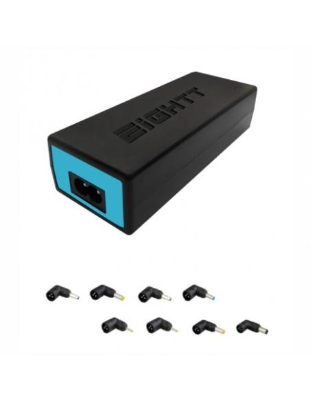 CARREGADOR PORTÁTIL UNIVERSAL 12V-20V 45W 8 PONTAS