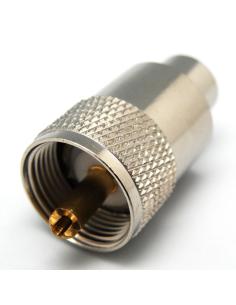 CONECTOR MACHO UHF (PL) ROSQUEADO RG-58