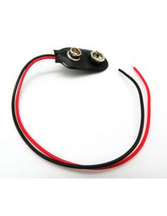 CLIP PER A PILA DE 9V AMB CABLE