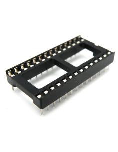 ZOCALO 28 PIN 15,24mm PAS 2,54mm