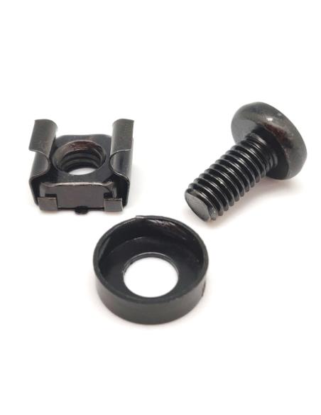 CONJUNTO DE PORCA/PARAFUSO PARA RACK M6x12