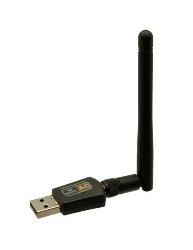 ANTENNE WIFI USB DOUBLE BANDE 600Mbps 5Ghz + 2,4GHz