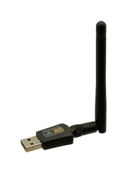 ANTENNE WIFI USB DOUBLE BANDE 600Mbps 5Ghz + 2,4GHz