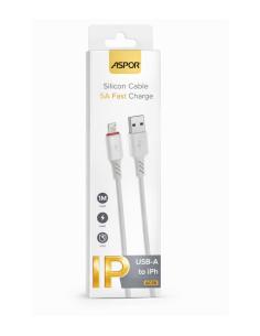 CÂBLE DE CHARGE RAPIDE USB-A VERS IPHONE 3A 1MT