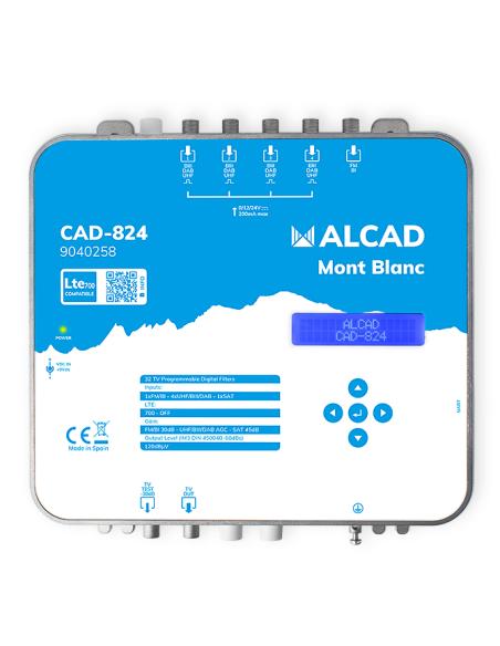PROG CENTRAL. 4xUHF/BIII-BI/FM 120dBμ CAD-824