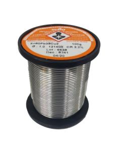 TIN ROLL Sn60Pb38Cu2 100gr