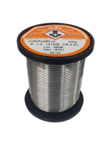 TIN ROLL Sn60Pb38Cu2 100gr