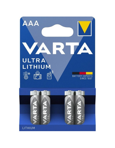 PILA LITIO R6 AAA 1,5V BLISTER 2 UNIDADES