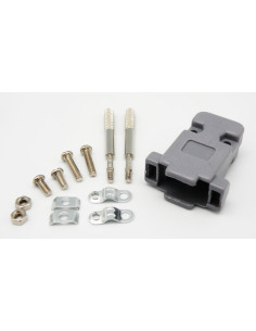 CARCASA PLASTICO SUB-D DE-9/DE-15 TORNILLO LARGO