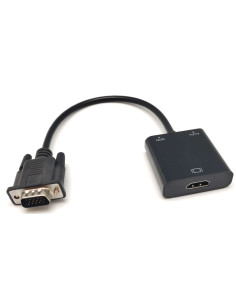 CONVERTIDOR VGA+AUDIO A HDMI 1080p