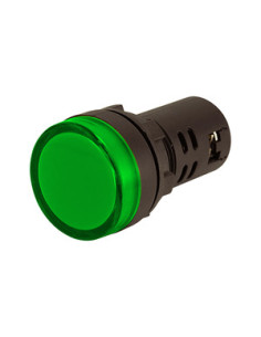 PILOTO MULTILED 24V AC/DC Ø22mm VERDE