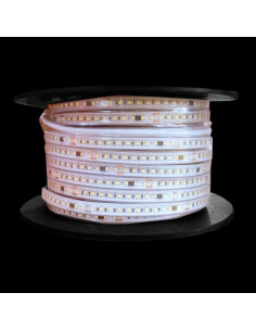 PRO SMD BOBINE LED 30m 1000lm 10,5W/m 3000K 12mm COUPE 10cm IP65 230V 25.000h