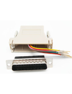 ADAPTADOR DB25M MASCLE A RJ45 FEMELLA 8C