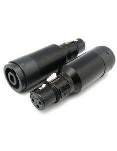 ADAPTATEUR FEMELLE SPEAKON 4P 4P-XLR 3P FEMELLE