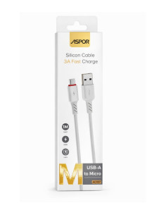 CABO DE CARREGAMENTO RÁPIDO DE USB-A PARA MICRO 3A 1MT