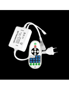 CONTRÔLEUR À BANDE LED MONOCHROME 230V IP65 +TÉLÉCOMMANDE