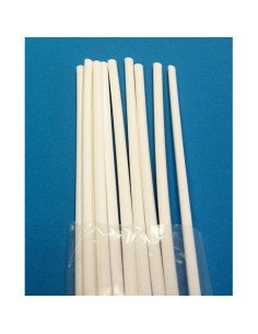 SCHRUMPFROHR 9,5 mm 125º 1,22 m WEISS