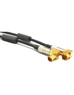 CONEXION ANTENA TV MACHO-HEMBRA 100Mhz 1,5m ACODADO