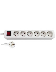 MÚLTIPLAS TOMADAS BASE 6 COM INTERRUPTOR + CABO DE 1,5 M