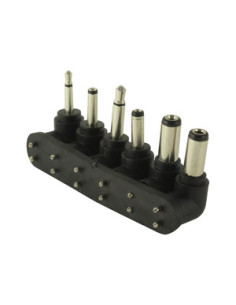 JOC 6 CONNECTORS ALIMENTACION 2 PINS ACODATS