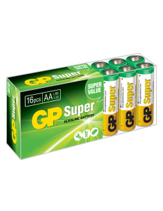 PILA ALCALINA AA (LR6) 1,5V BOX 16 UNIDADES