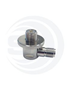 BASE SO239 (DOBLE PL Hembra) ACODADA 90º
