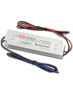 FUENTE ALIMENTACION IP67 12V 3A 36W LPV-35-12