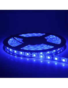 1m LEDS 3528 BLUE 12V 4.8W 60 LEDS IP65