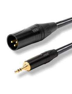 CONEXION JACK 3,5 ESTEREO - XLR M. NO BALANCEADO 0,5m