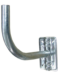 SUPPORT PARABOLIQUE Ø40x450x235mm MUR/RAMPE