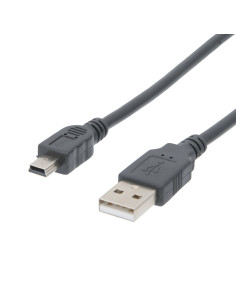 USB-A LIGAÇÃO MACHO - MINI USB-B MACHO 5P 1,8m