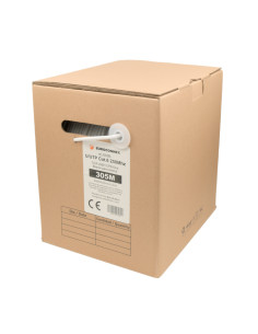 UTP Cat.6 CCA LSZH CPR-Dca 305m, blanco, rigido, Pull Box