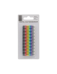 PACK MARCADORS CLIP PER A CABLE 4-5mm 100pcs