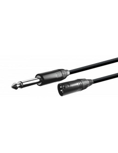 CONEXION JACK 6,3 MACHO MONO - XLR 3P MACHO 5m