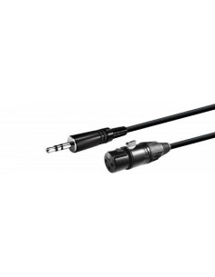 CONEXION JACK 3,5 M ESTEREO / XLR HEMBRA 2m