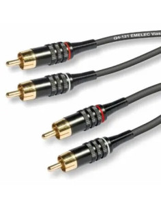 CONEXION 2 x RCA MACHO - 2 x RCA MACHO 10m