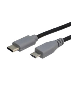 CONNEXIÓ USB-C A MICRO USB 1m