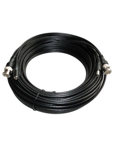 CABLE RG-174 + DC BNC BAJA PERDIDA 20m
