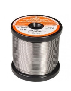 ROLLO ESTAÑO Sn60Pb38Cu2 250gr
