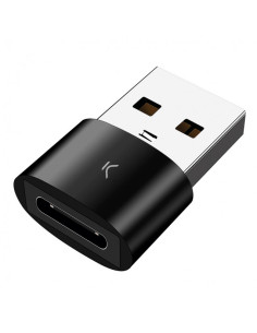 ADAPTADOR USB TIPO-C FEMELLA A USB TIPO-A MASCLE 2.0